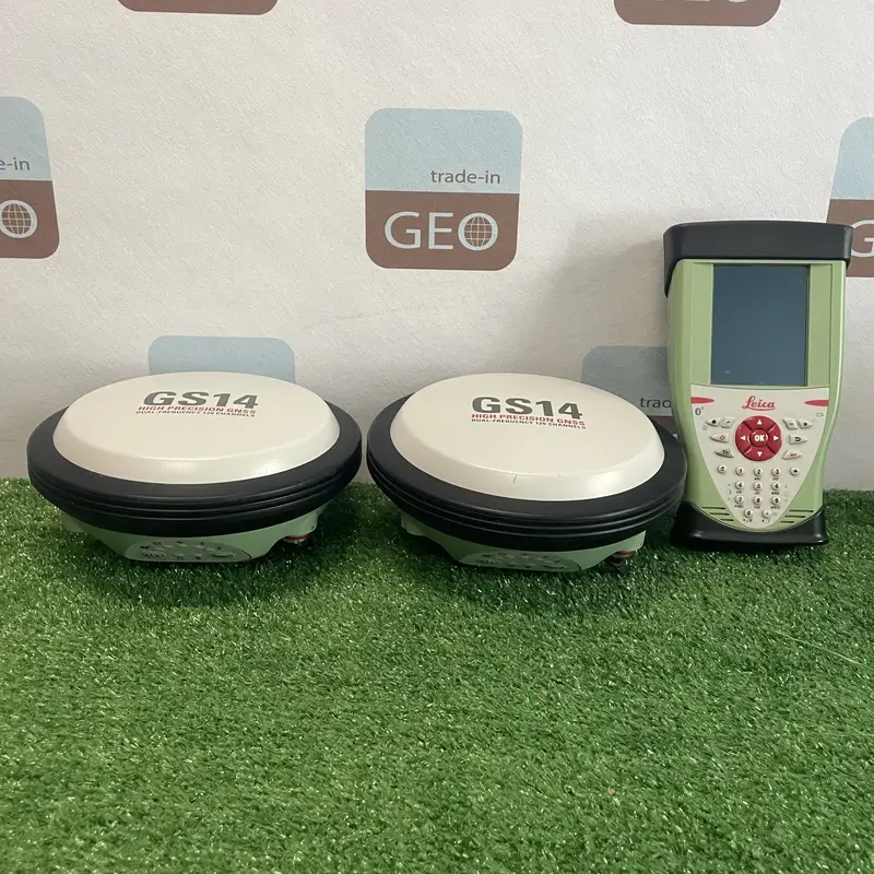 Два GNSS приёмника Leica GS14 с контроллером CS10 б/у от ТиГео
