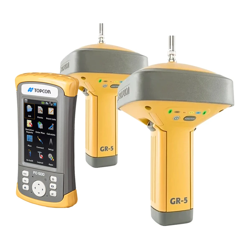 Два GNSS приёмника Topcon GR-5 (Vanguard) с контроллером Topcon FC-500 б/у от ТиГео